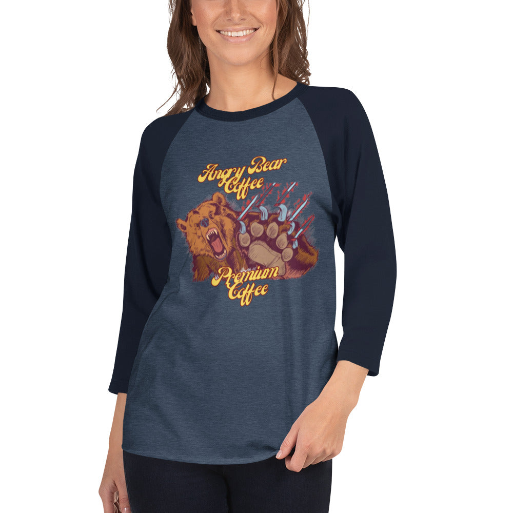 3/4 sleeve raglan shirt