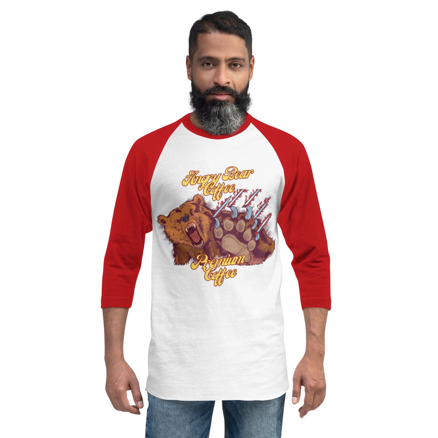 3/4 sleeve raglan shirt